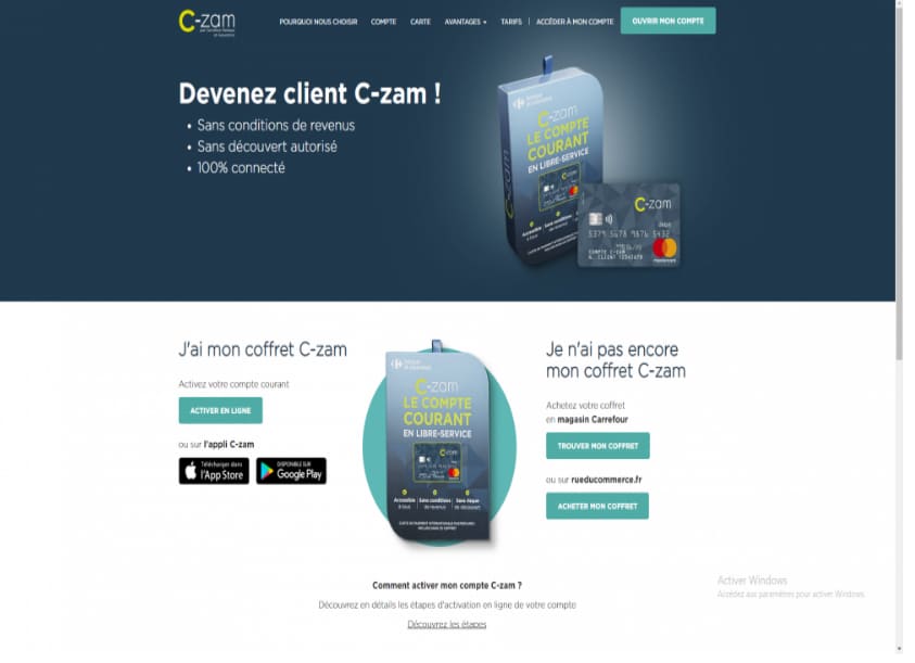 connexion compte c-zam