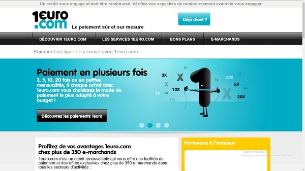 carte bancaire 1euro.com