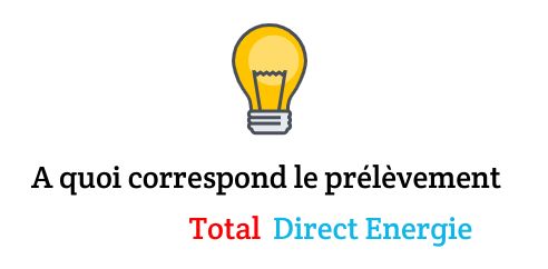 prélevé par total direct energie