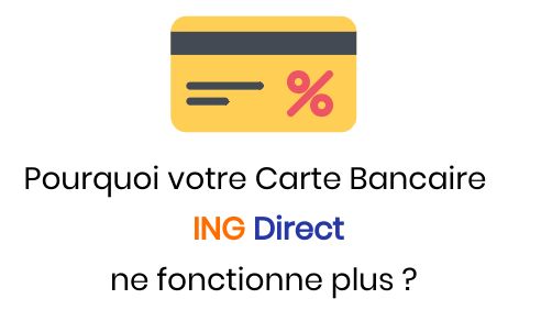 carte bancaire ing direct défectueuse