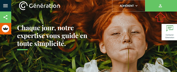 connexion espace client génération mutuelle