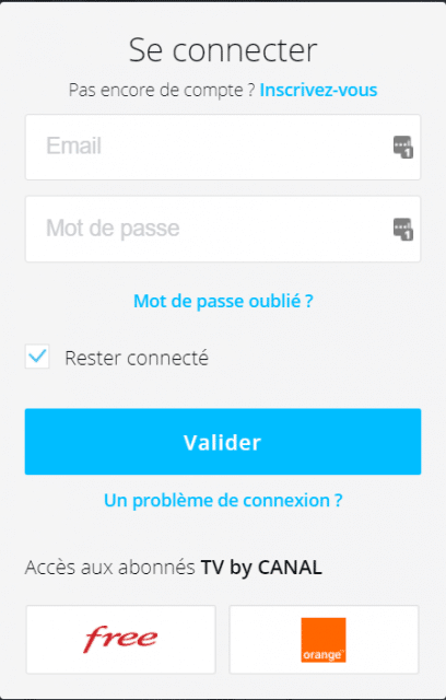 se connecter compte canal plus