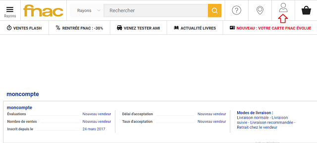 se connecter compte fnac