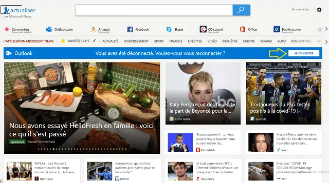 se connecter compte hotmail outlook