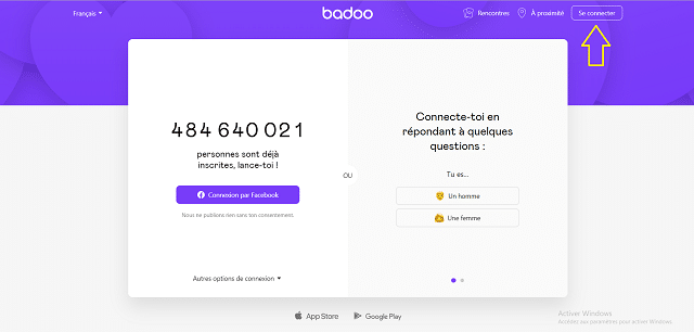se connecter espace personnel badoo