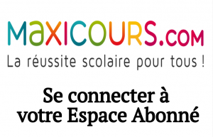 se connecter compte maxicours