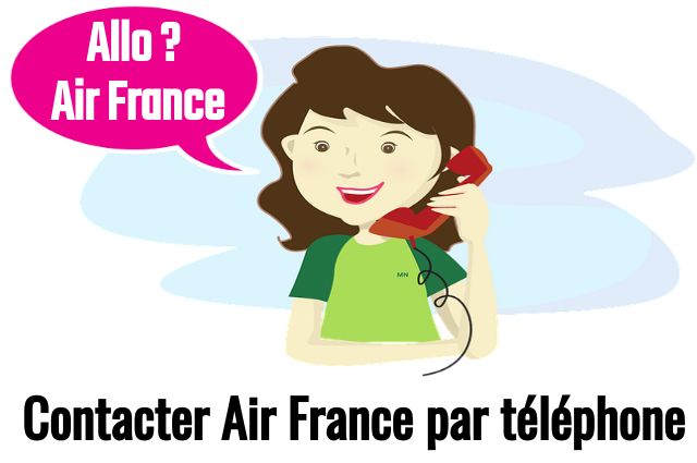 contacter air france par téléphone