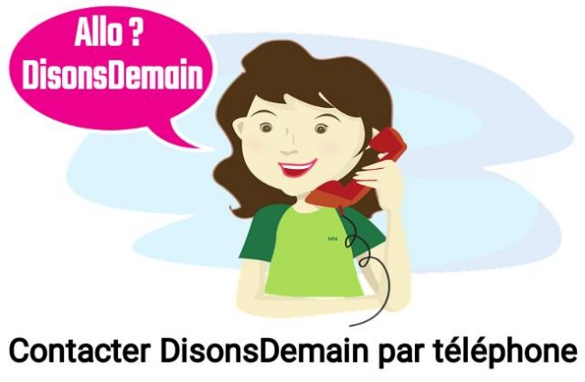 contacter disons demain par telephone