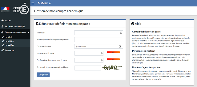 mot de passe académie de toulouse webmail perdu