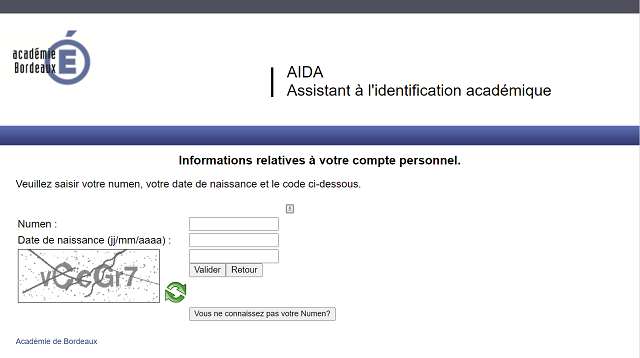 mot de passe webmail académie bordeaux perdu