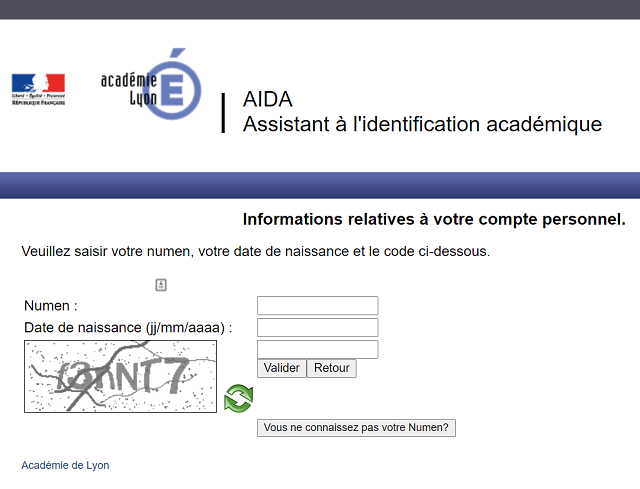 mot de passe webmail académie lyon perdu