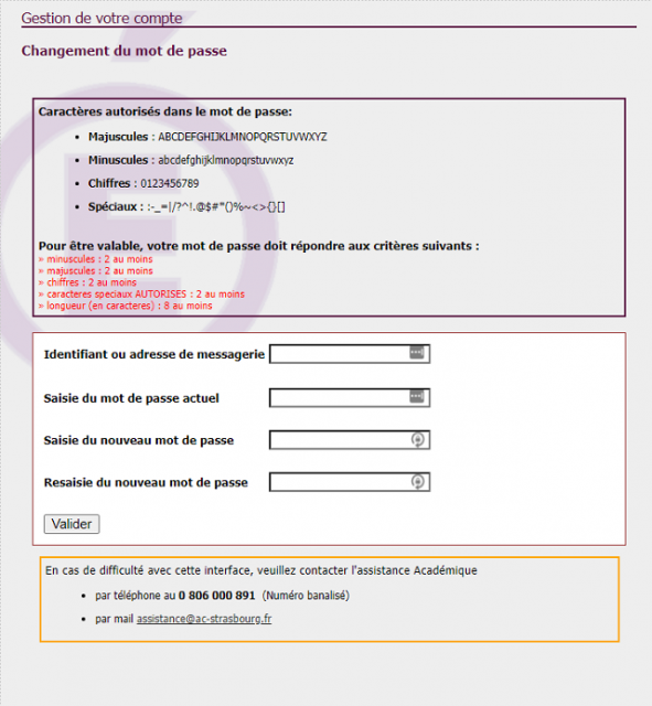 mot de passe webmail académie strasbourg perdu