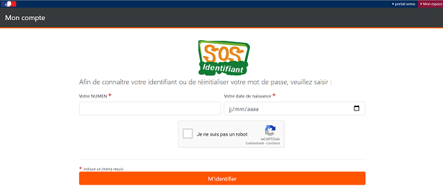 mot de passe webmail orléans perdu