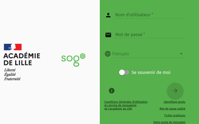 se connecter ac lille webmail