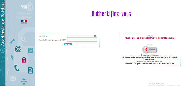 se connecter ac poitiers webmail