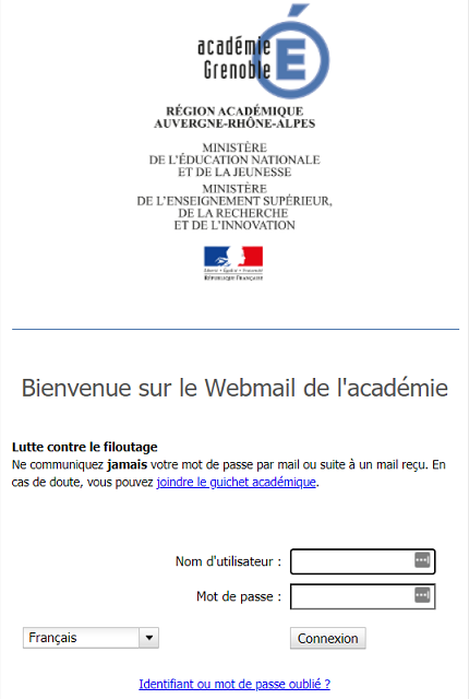 se connecter webmail grenoble