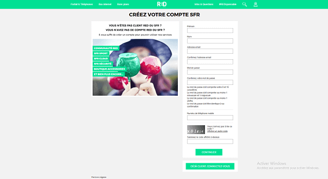 Creer Compte Sfr Red
