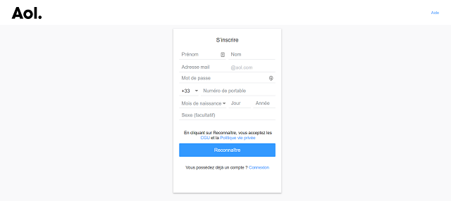 creer compte aol mail