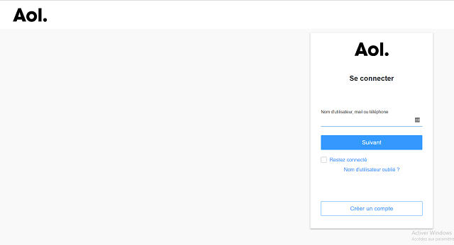 se connecter mail aol