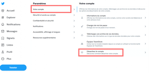 Supprimer Compte Twitter Sur Pc Mac