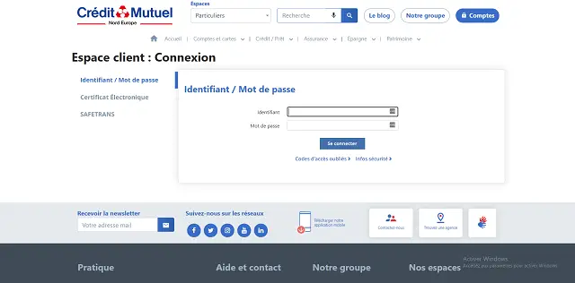 Crédit Mutuel : Comment se connecter à votre Espace Client