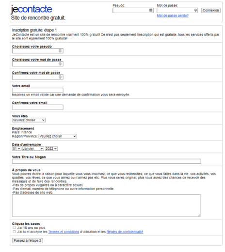 Creer Compte Jecontacte Com