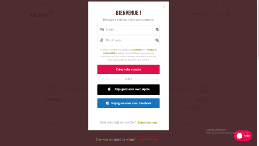 Creer Compte Volotea