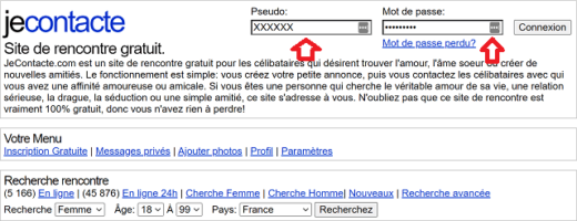 Se Connecter Compte Jecontacte