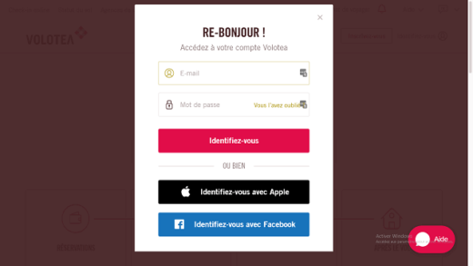 Se Connecter Compte Volotea