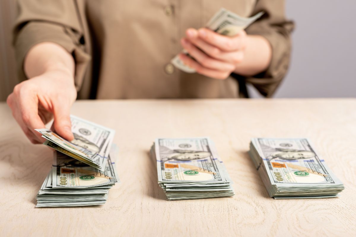 Homme Faisant Le Point Des Recettes Issues De Ses Différentes Sources De Revenues