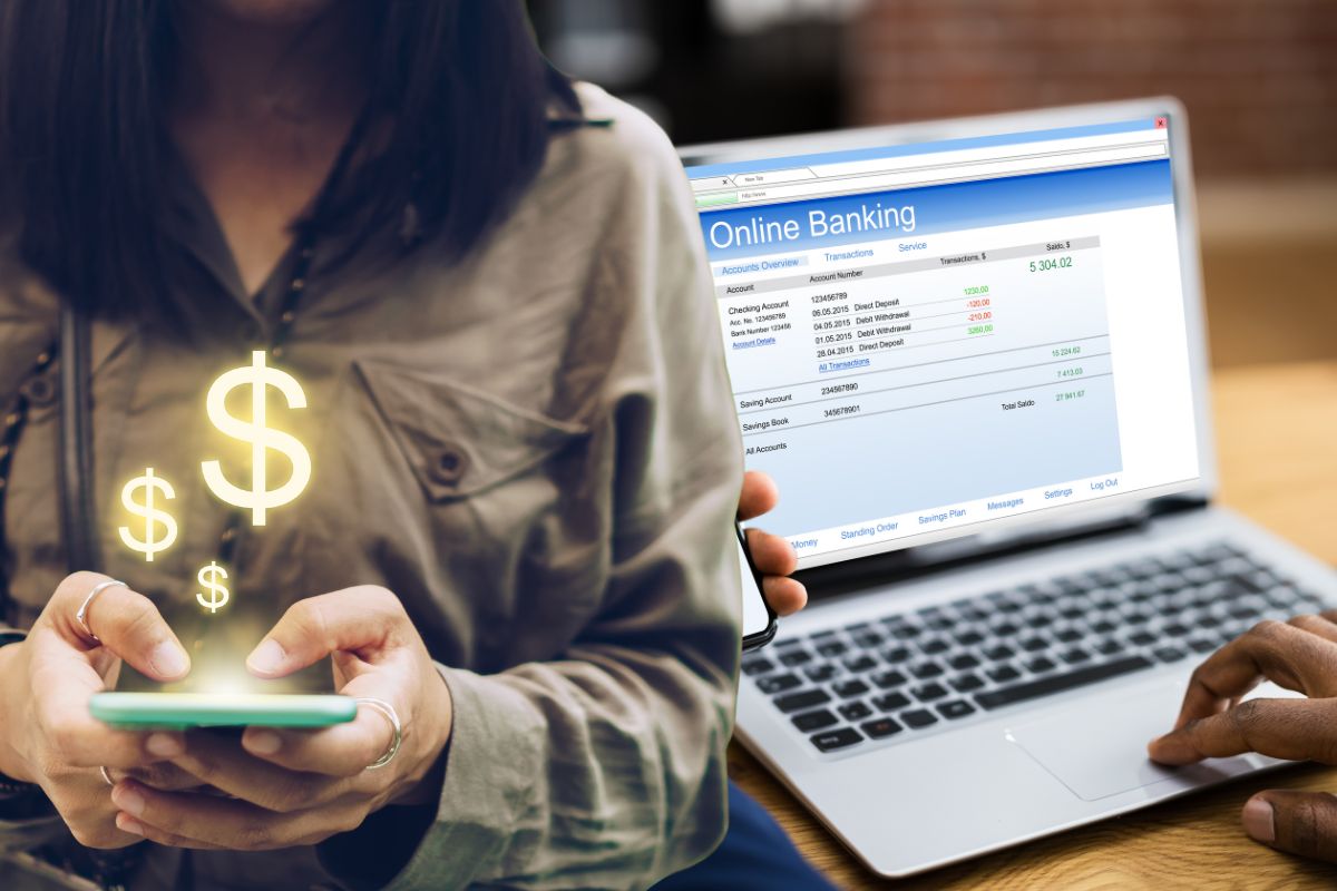 Transactions Financières Depuis Une Banque En Ligne