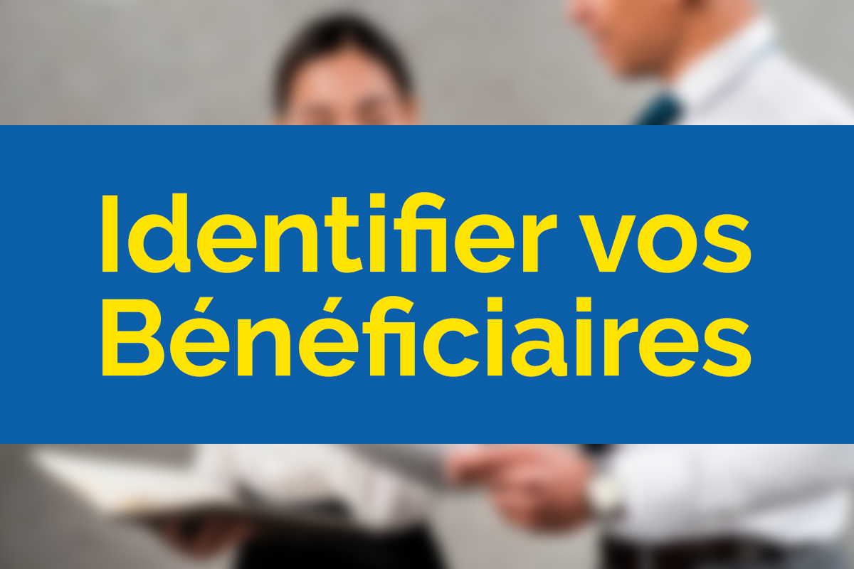 Identifier Vos Bénéficiaires